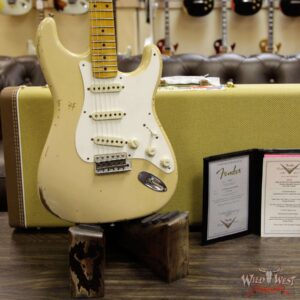Fender Custom Shop Summer Event LTD Fat 50s Stratocaster Relic Flame Maple Neck Aged Desert Sand - Image 13