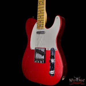 Fender Custom Shop 1950’s Telecaster Hand-Wound Pickups Journeyman Relic Candy Apple Red - Image 2
