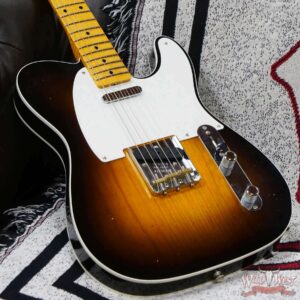 Fender Custom Shop Limited Edition ‘50s Telecaster Flame Maple Neck Hand-Wound Journeyman Relic 2 Tone Sunburst - Image 8