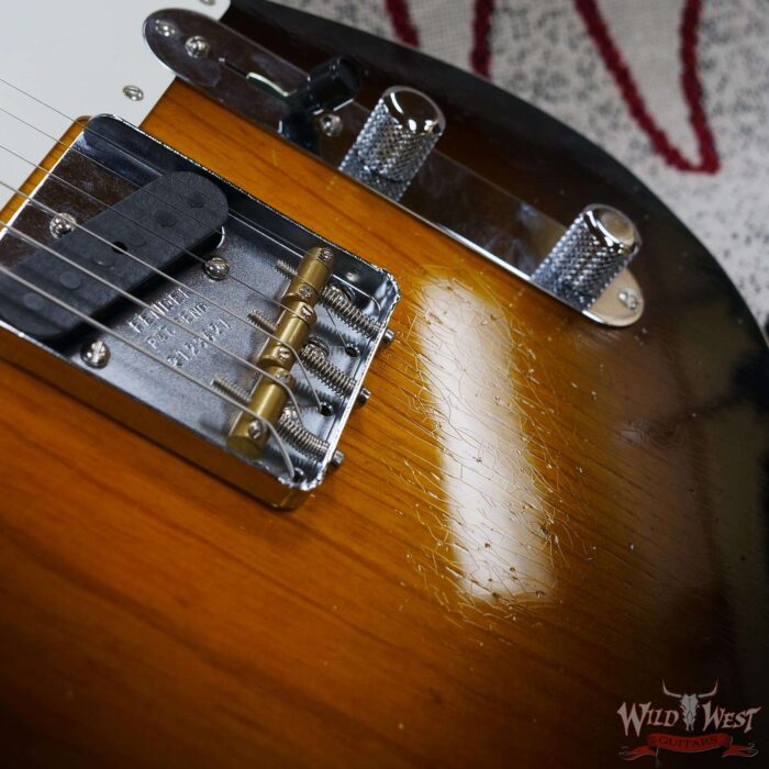 Fender Custom Shop Limited Edition ‘50s Telecaster Flame Maple Neck Hand-Wound Journeyman Relic 2 Tone Sunburst - Image 9
