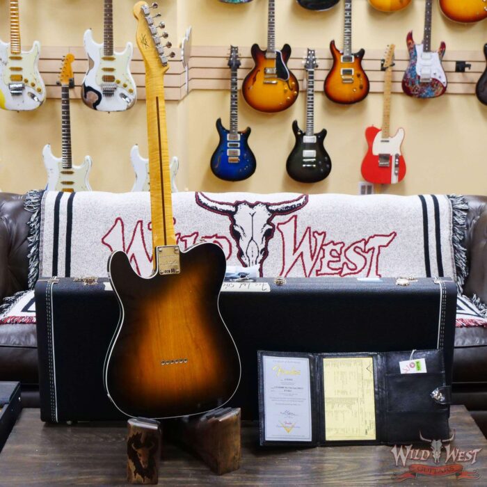 Fender Custom Shop Limited Edition ‘50s Telecaster Flame Maple Neck Hand-Wound Journeyman Relic 2 Tone Sunburst - Image 10