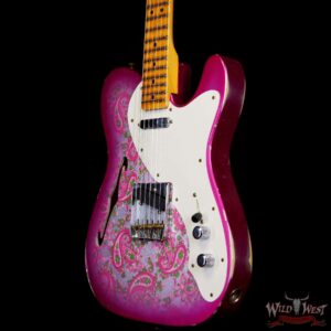 Fender Custom Shop Limited Edition ‘50s Thinline Telecaster TELE® Relic Pink Paisley 6.80 LBS - Image 2