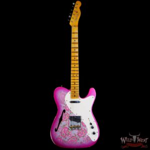 Fender Custom Shop Limited Edition ‘50s Thinline Telecaster TELE® Relic Pink Paisley 6.80 LBS - Image 3