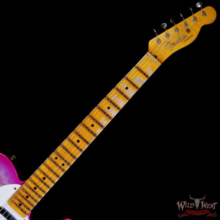 Fender Custom Shop Limited Edition ‘50s Thinline Telecaster TELE® Relic Pink Paisley 6.80 LBS - Image 4