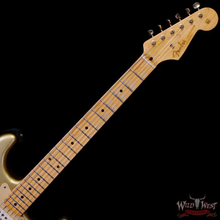 Jim Root Collection 2004 Fender 50th Anniversary Custom Shop 1956 Stratocaster Azetc Gold - Image 4