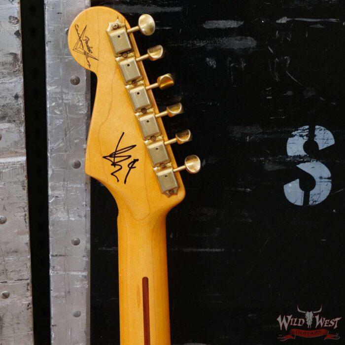 Jim Root Collection 2004 Fender 50th Anniversary Custom Shop 1956 Stratocaster Azetc Gold - Image 10
