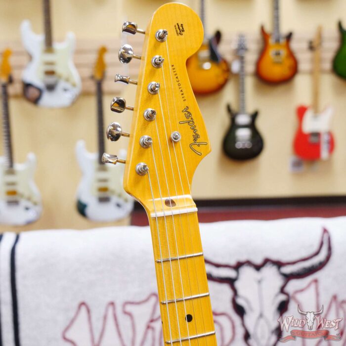 Fender Custom Shop Vintage Custom ‘55 1955 Hardtail Stratocaster Time Capsule Package Aged Candy Apple Red - Image 7