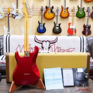 Fender Custom Shop Vintage Custom ‘55 1955 Hardtail Stratocaster Time Capsule Package Aged Candy Apple Red - Image 9