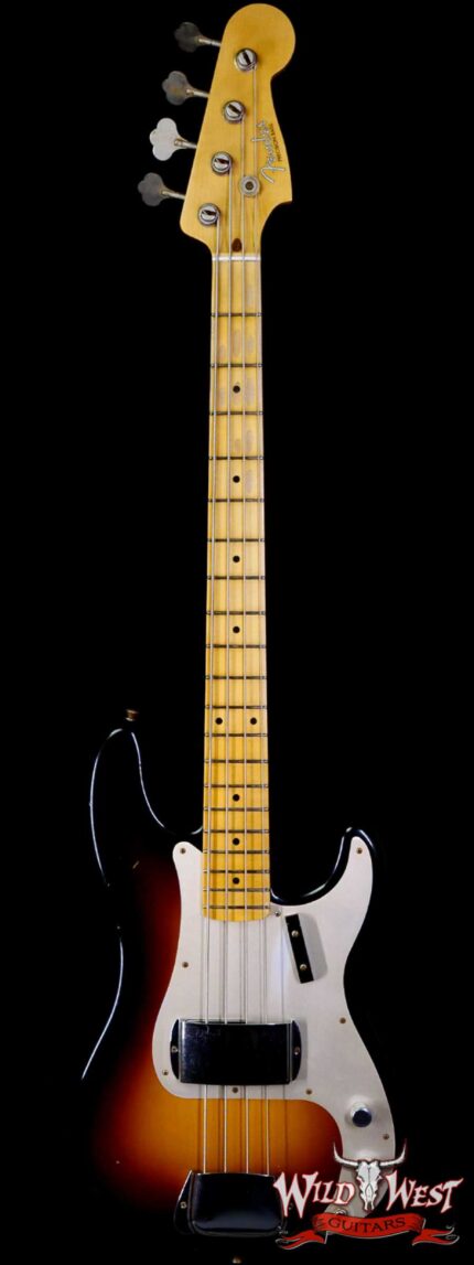Fender Custom Shop 1957 Precision Bass P-Bass Hand-Wound Pickups Journeyman Relic Wide-Fade 2-Color Sunburst
