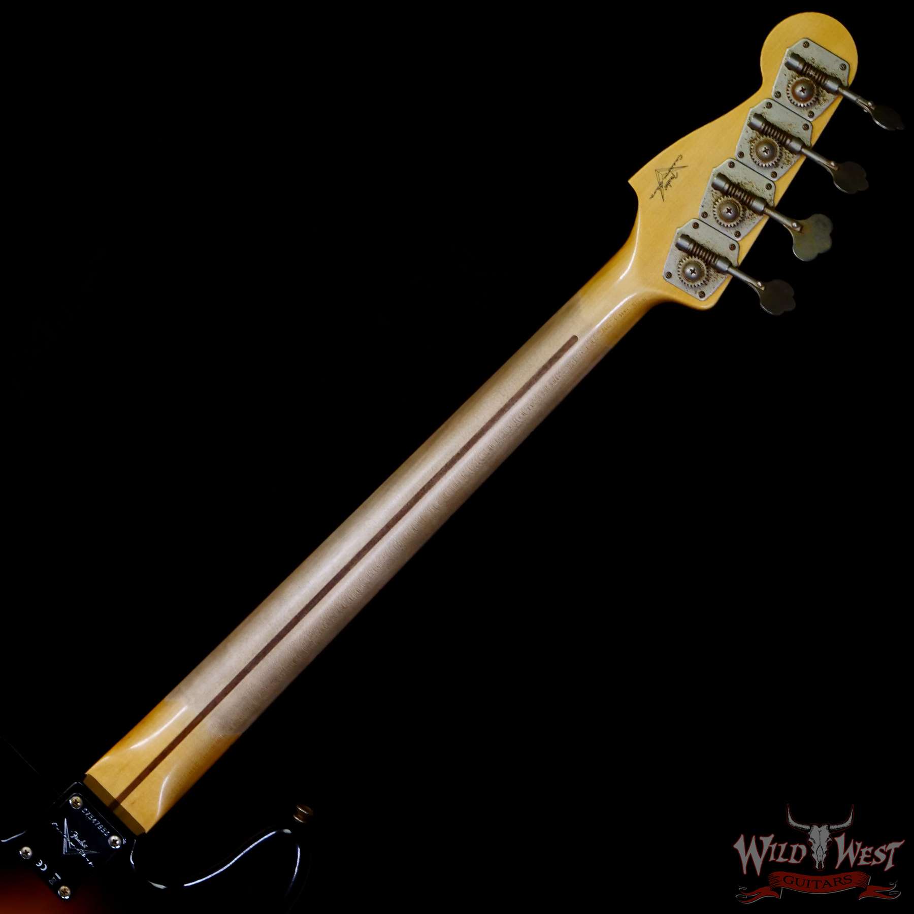 fendercs-57pbass-cz547650-nb2__wwg.jpg Fender Custom Shop 1957 Precision Bass P-Bass Hand-Wound Pickups Journeyman Relic Wide-Fade 2-Color Sunburst - Image 5