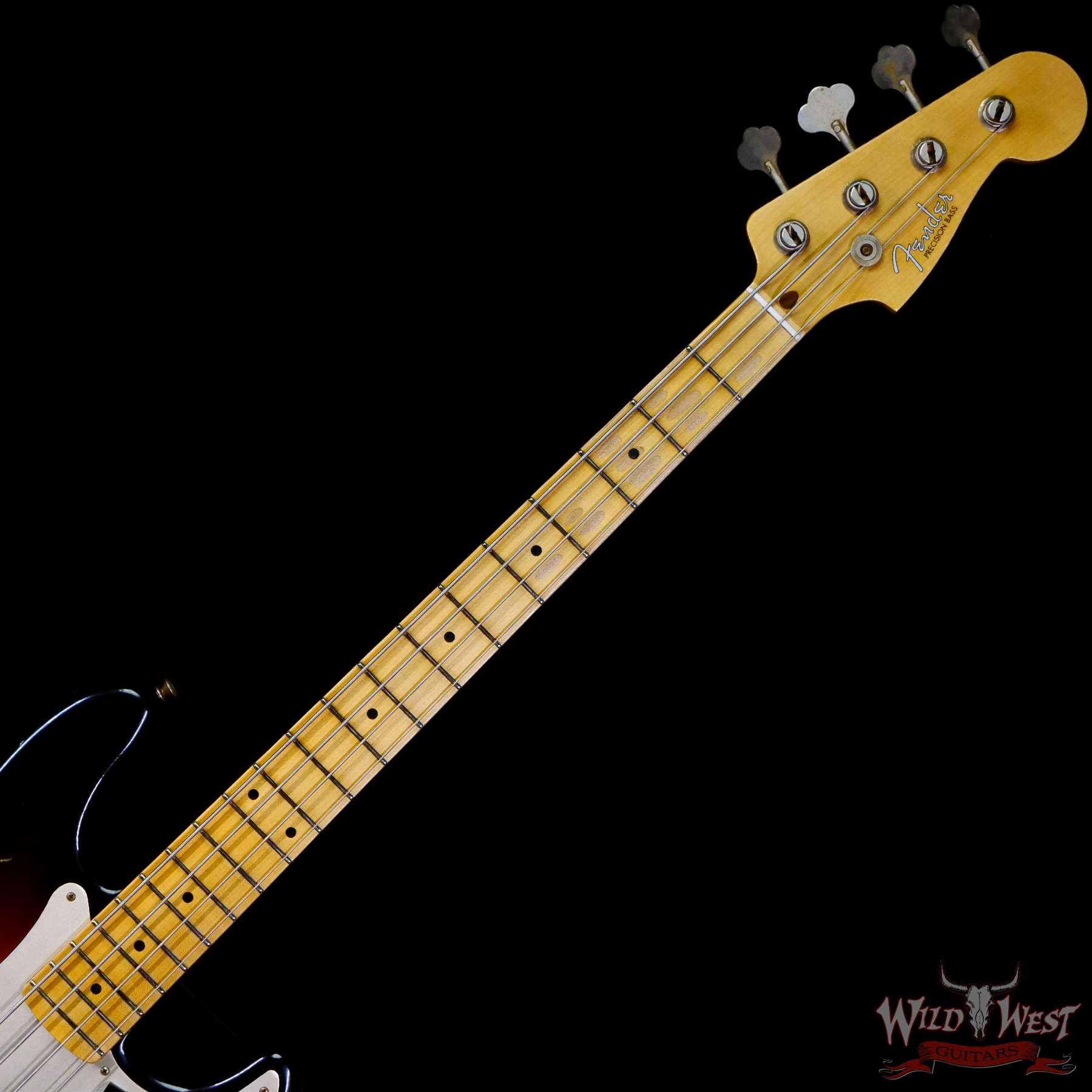 fendercs-57pbass-cz547650-nf2__wwg.jpg Fender Custom Shop 1957 Precision Bass P-Bass Hand-Wound Pickups Journeyman Relic Wide-Fade 2-Color Sunburst - Image 4