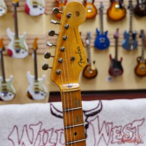 Fender Custom Shop limited Edition 1957 Stratocaster Hardtail Hand-Wound Pickups Journeyman Relic Faded Aged 2 Tone Sunburst - Image 7