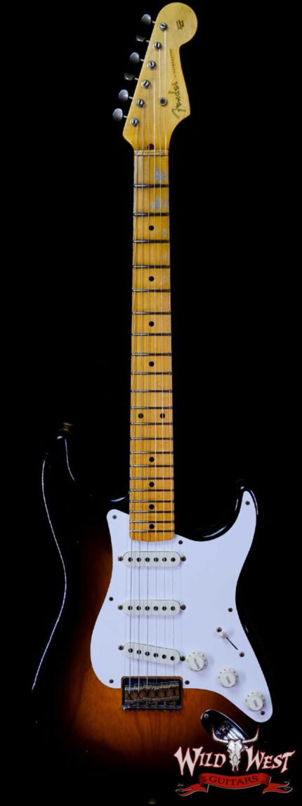 Fender Custom Shop limited Edition 1957 Stratocaster Hardtail Hand-Wound Pickups Journeyman Relic Faded Aged 2 Tone Sunburst