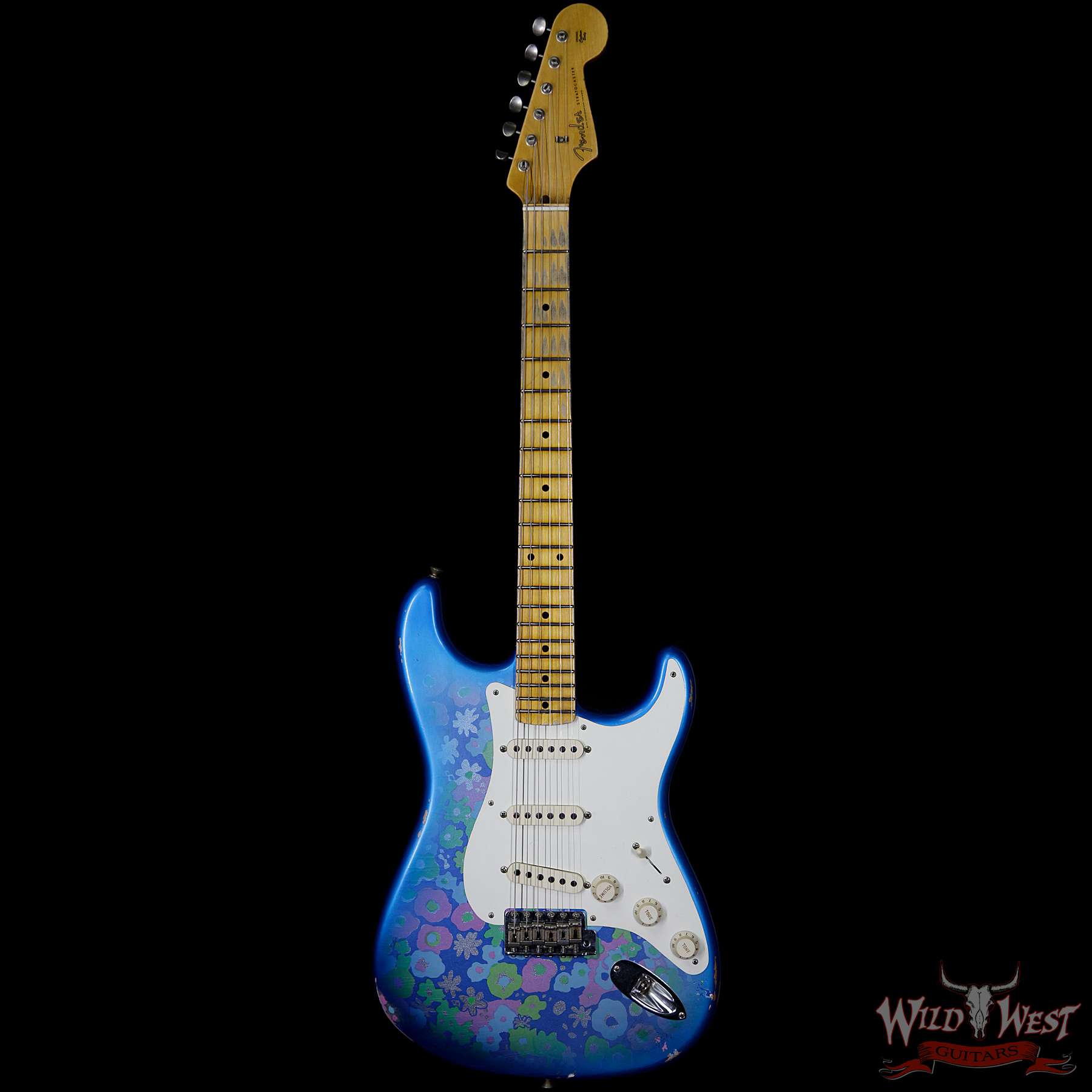 fendercs-57stratrelic-blueflower-r92799-bf__wwg.jpg 2018 Fender Custom Shop 1957 Stratocaster Relic Maple Neck Blue Flower - Image 2