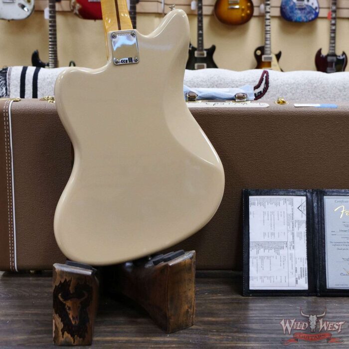Fender Custom Shop Vintage Custom 1958 Jazzmaster Hand-Wound Pickups Maple Neck NOS Aged Desert Sand - Image 11