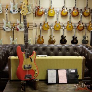 Fender Custom Shop 1959 Precision Bass Journeyman Relic AAA Rosewood Slab Board Josefina Hand-wound PU Fiesta Red - Image 9