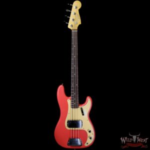 Fender Custom Shop 1959 Precision Bass Journeyman Relic AAA Rosewood Slab Board Josefina Hand-wound PU Fiesta Red - Image 3