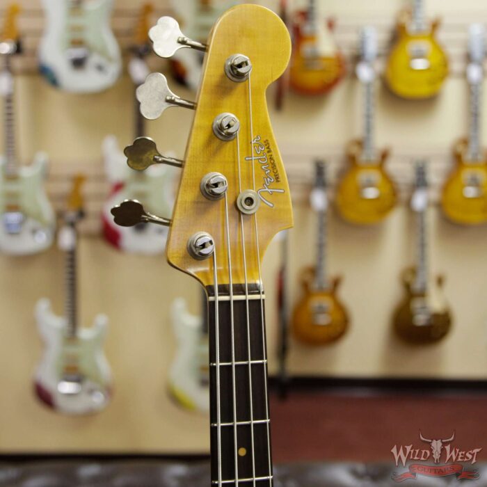 Fender Custom Shop 1959 Precision Bass Journeyman Relic AAA Rosewood Slab Board Handwound PU Surf Green - Image 5