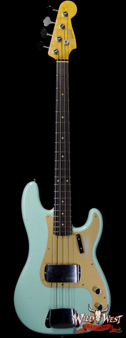 Fender Custom Shop 1959 Precision Bass Journeyman Relic AAA Rosewood Slab Board Handwound PU Surf Green