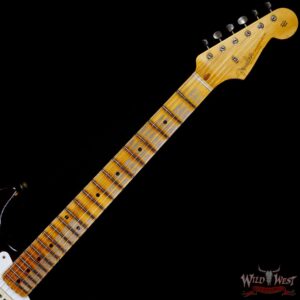 Fender Custom Shop 1959 Stratocaster Maple Board Hand-Wound Pickups Heavy Relic Faded Chocolate 3-Color Sunburst - Image 4