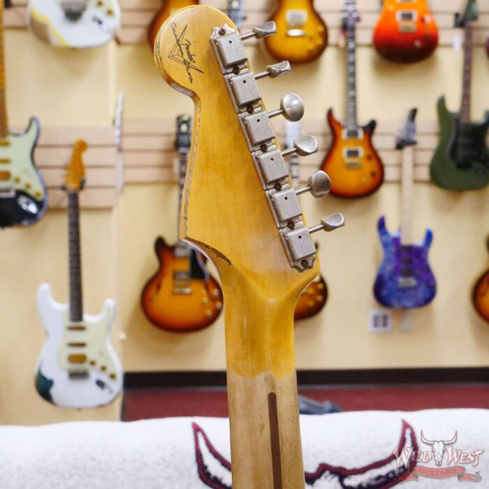Fender Custom Shop 1959 Stratocaster Maple Board Hand-Wound Pickups Heavy Relic Faded Chocolate 3-Color Sunburst - Image 11