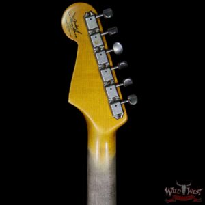 2015 Fender Custom Shop 1960 Stratocaster Relic HSS Floyd Rose Rosewood Fretboard 3 Tone Sunburst - Image 10