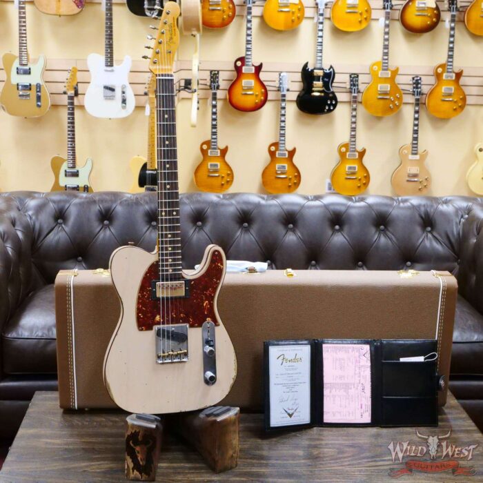 Fender Custom Shop 1960 HS Telecaster Custom Relic Aged Dirty White Blonde - Image 6
