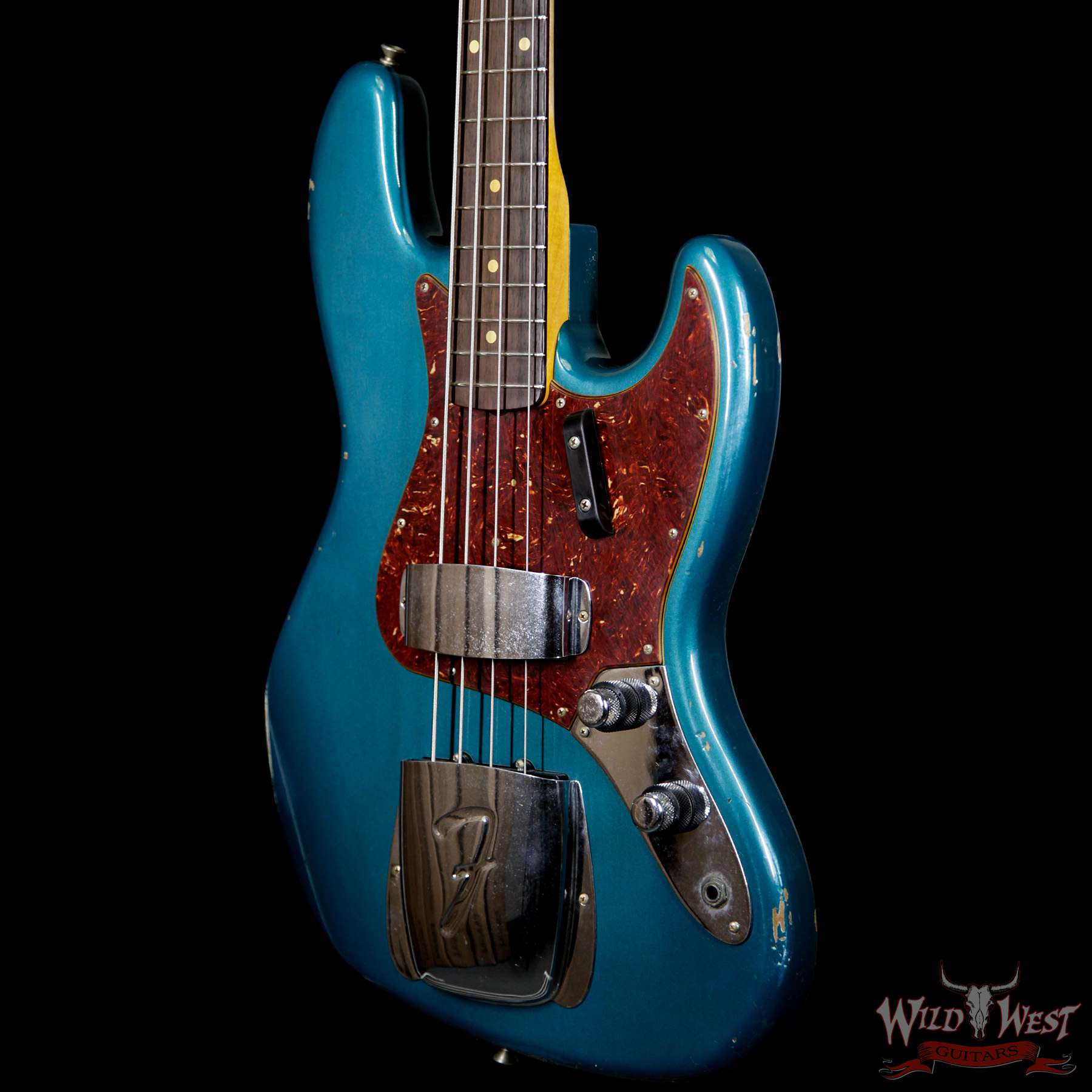 fendercs-60jbass-aotq-cz533945-br__wwg.jpg Fender Custom Shop 2017 NAMM Limited Edition 60 Jazz Bass J-Bass Relic Rosewood Fretboard Aged Ocean Turquoise - Image 2