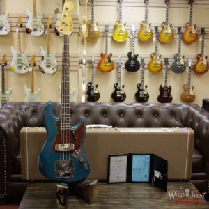 Fender Custom Shop 2017 NAMM Limited Edition 60 Jazz Bass J-Bass Relic Rosewood Fretboard Aged Ocean Turquoise - Image 8