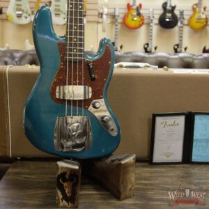 Fender Custom Shop 2017 NAMM Limited Edition 60 Jazz Bass J-Bass Relic Rosewood Fretboard Aged Ocean Turquoise - Image 9