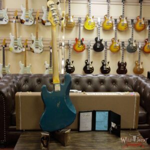 Fender Custom Shop 2017 NAMM Limited Edition 60 Jazz Bass J-Bass Relic Rosewood Fretboard Aged Ocean Turquoise - Image 10
