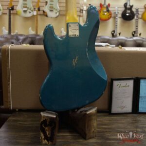 Fender Custom Shop 2017 NAMM Limited Edition 60 Jazz Bass J-Bass Relic Rosewood Fretboard Aged Ocean Turquoise - Image 11
