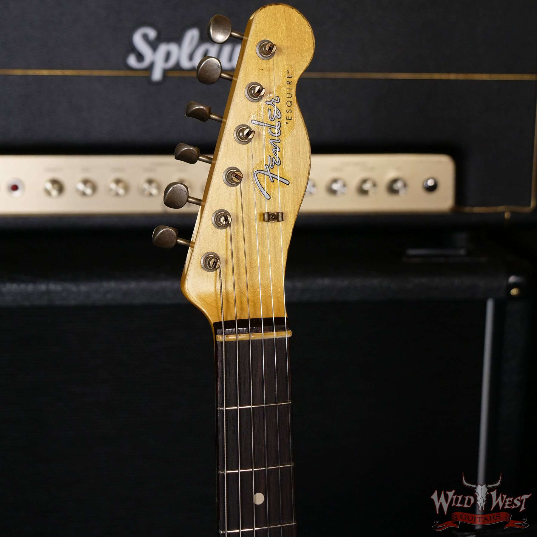 fendercs-60sesqcstlpb-r107785-hf__wwg.jpg Fender Custom Shop 60’s Esquire Relic (Telecaster Custom) AAA Rosewood Slab Board Lake Placid Blue - Image 7