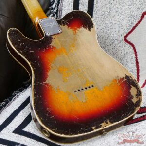 Fender Custom Shop 2022 Winter Event #23 George Ruiz Apprentice Masterbuilt ‘60s Telecaster Custom Brazilian Super Heavy Relic 3-Color Sunburst - Image 12