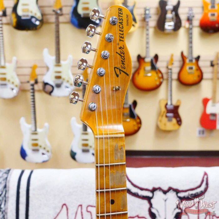 Fender Custom Shop 2022 Winter Event #78 ‘70s Telecaster Thinline HH Journeyman Relic Aged Charcoal Frost Metallic - Image 7