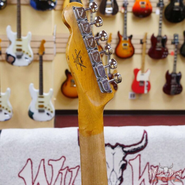 Fender Custom Shop 2022 Winter Event #78 ‘70s Telecaster Thinline HH Journeyman Relic Aged Charcoal Frost Metallic - Image 10