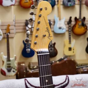 Fender Custom Shop 1962 Stratocaster Hand-Wound Pickups AAA Dark Rosewood Slab Board Relic Lake Placid Blue 7.65 LBS - Image 7