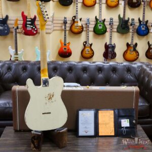 Fender Custom Shop 1962 Telecaster Custom Rosewood Slab Board Hand-Wound Pickups Relic Vintage White - Image 10