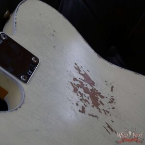 Fender Custom Shop 1962 Telecaster Custom Rosewood Slab Board Hand-Wound Pickups Relic Vintage White - Image 13