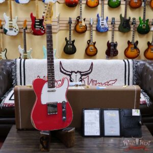 Fender Custom Shop 1962 Telecaster Custom Rosewood Slab Board Hand-Wound Pickups Relic Fiesta Red - Image 6