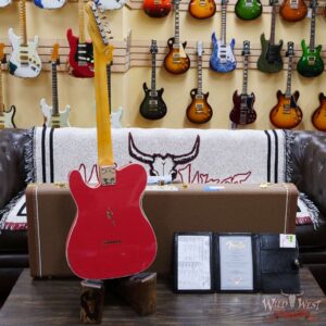 Fender Custom Shop 1962 Telecaster Custom Rosewood Slab Board Hand-Wound Pickups Relic Fiesta Red - Image 9