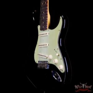 Fender Custom Shop 1963 Stratocaster Hand-Wound Pickups Journeyman Relic Black - Image 2