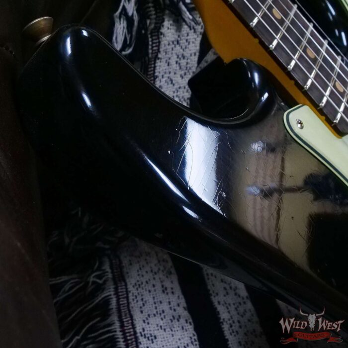 Fender Custom Shop 1963 Stratocaster Hand-Wound Pickups Journeyman Relic Black - Image 9