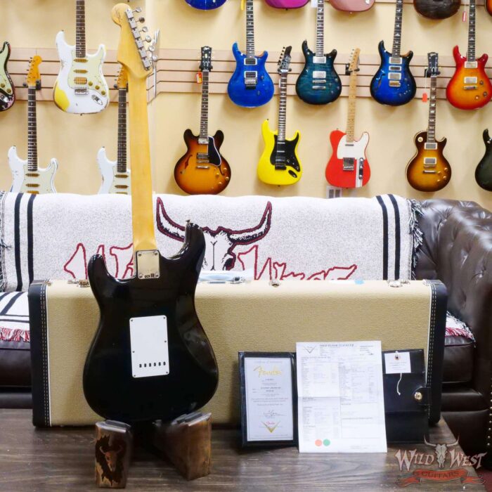 Fender Custom Shop 1963 Stratocaster Hand-Wound Pickups Journeyman Relic Black - Image 10