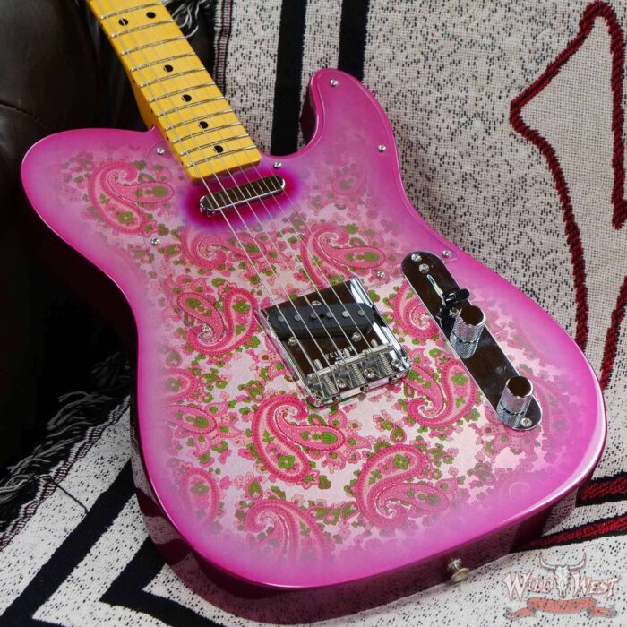 Fender Custom Shop Vintage Custom ‘68 Telecaster Maple Fingerboard NOS Pink Paisley - Image 7