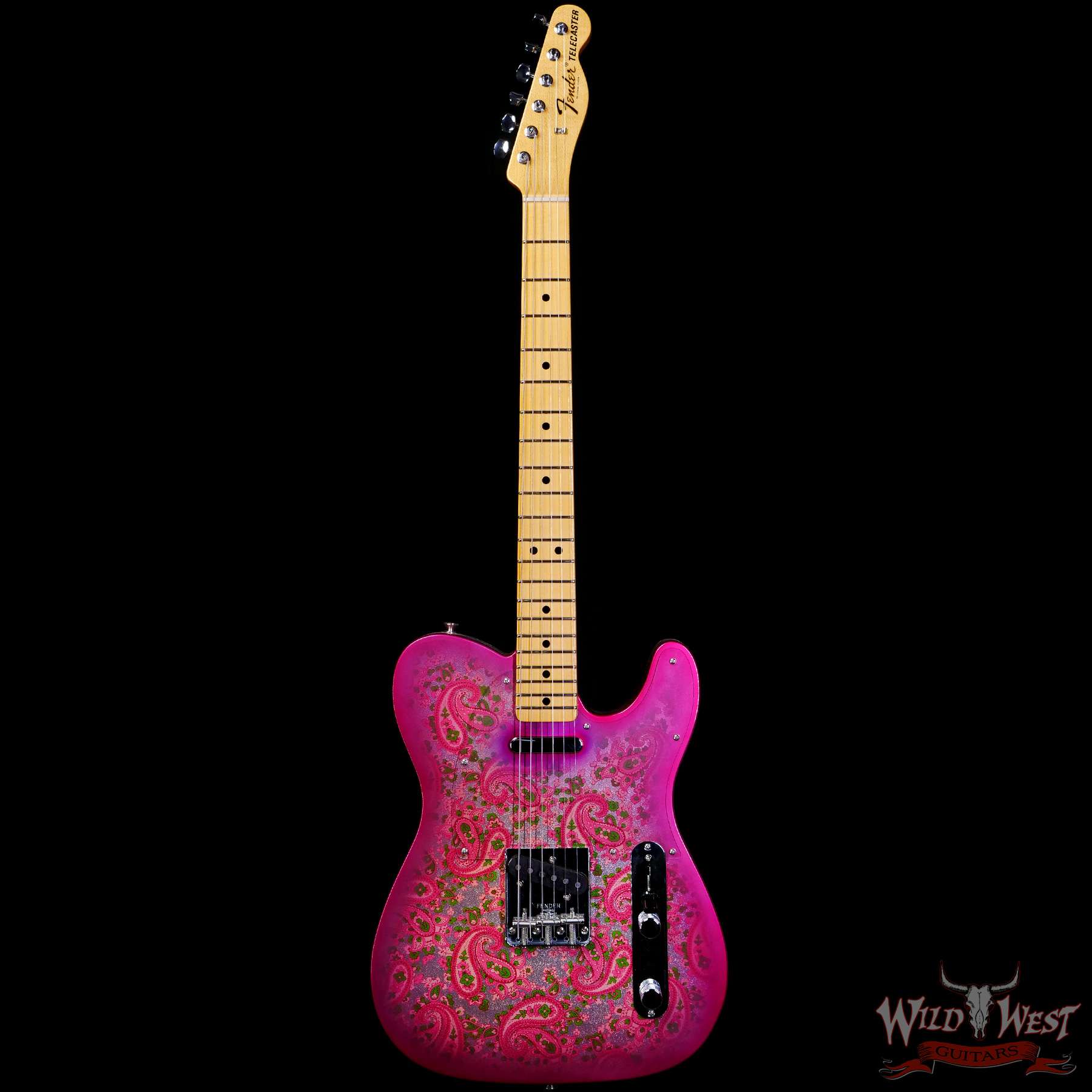 fendercs-68teleppsl-r123337-c1__wwg.jpg Fender Custom Shop Vintage Custom ‘68 Telecaster Maple Fingerboard NOS Pink Paisley - Image 3