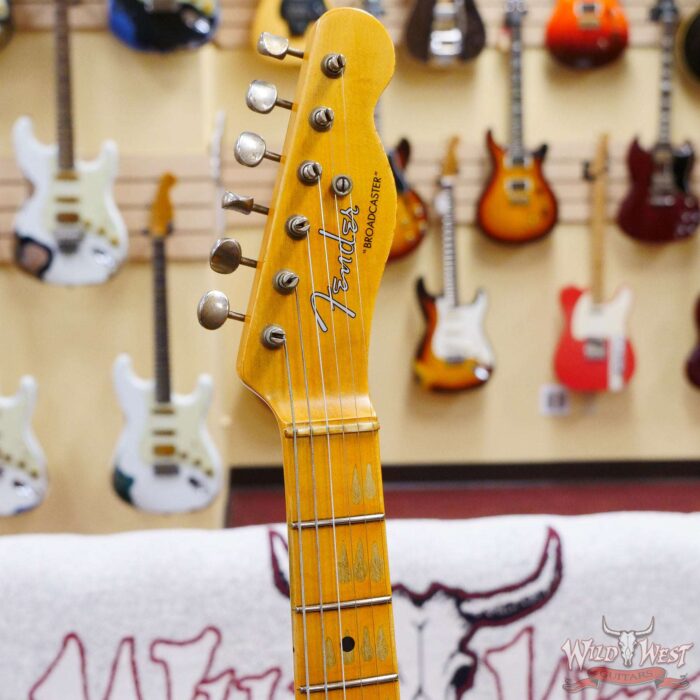 Fender Custom Shop Limited 70th Anniversary Broadcaster (Telecaster) Relic Nocaster Blonde R108827 - Image 7
