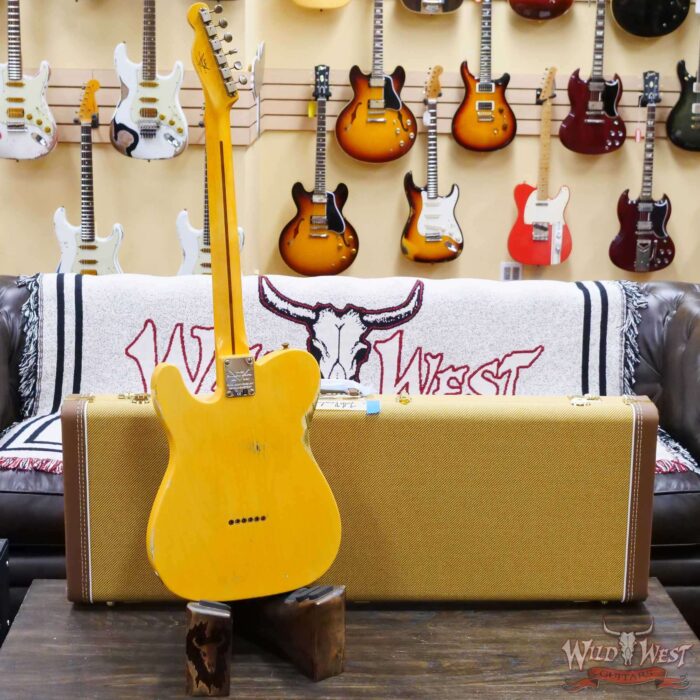 Fender Custom Shop Limited 70th Anniversary Broadcaster (Telecaster) Relic Nocaster Blonde R108827 - Image 9