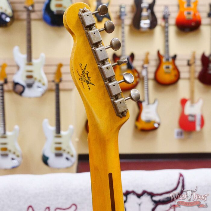 Fender Custom Shop Limited 70th Anniversary Broadcaster (Telecaster) Relic Nocaster Blonde R108827 - Image 10