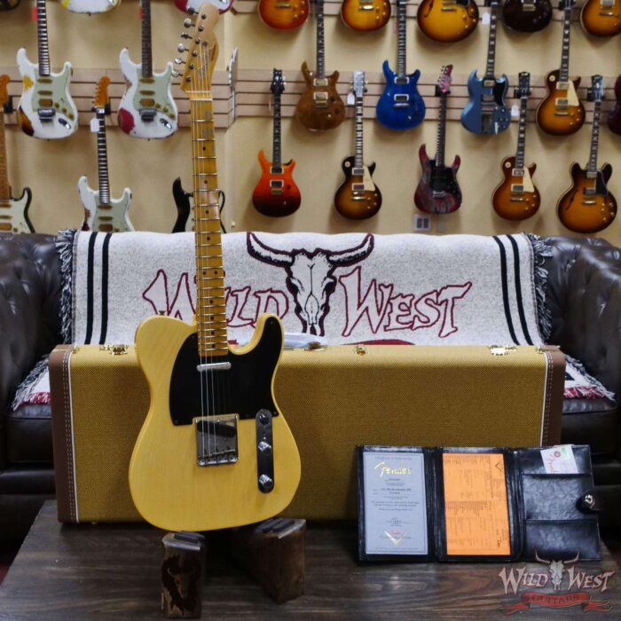 Fender Custom Shop Limited Edition 70th Anniversary Broadcaster (Telecaster) Jorneyman Relic Nocaster Blonde R111878 - Image 6